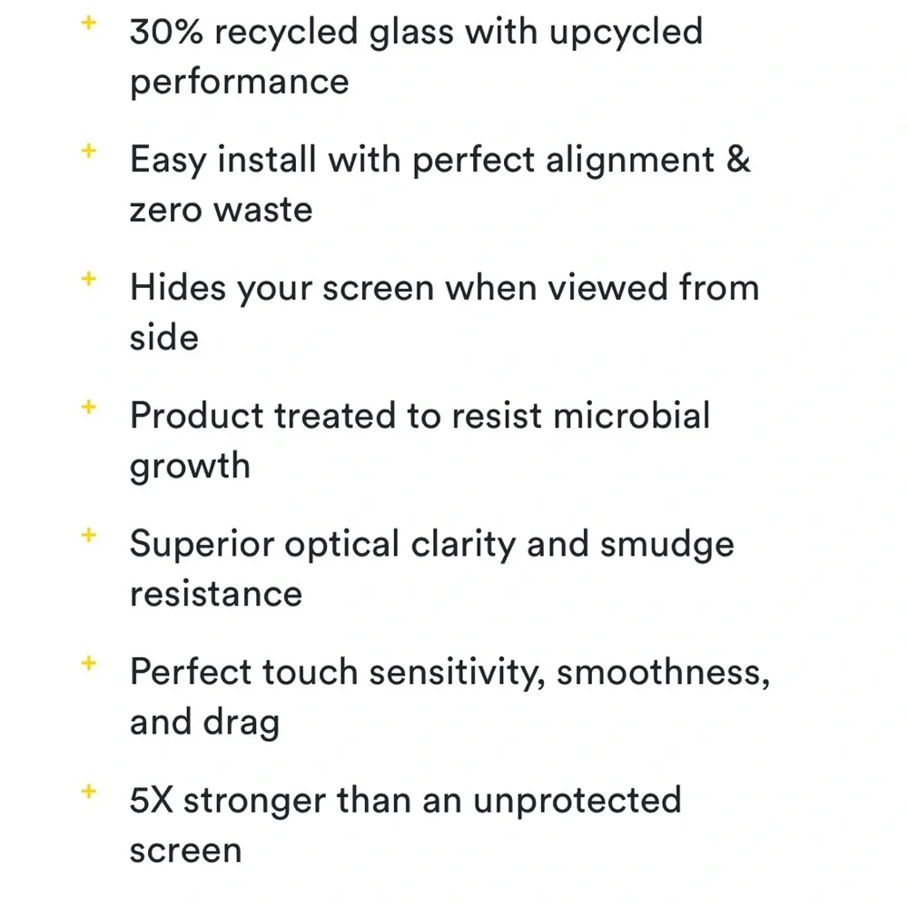 NIB! Pure 3 Privacy Screen Protector for iPhone 14 Pro Replacement